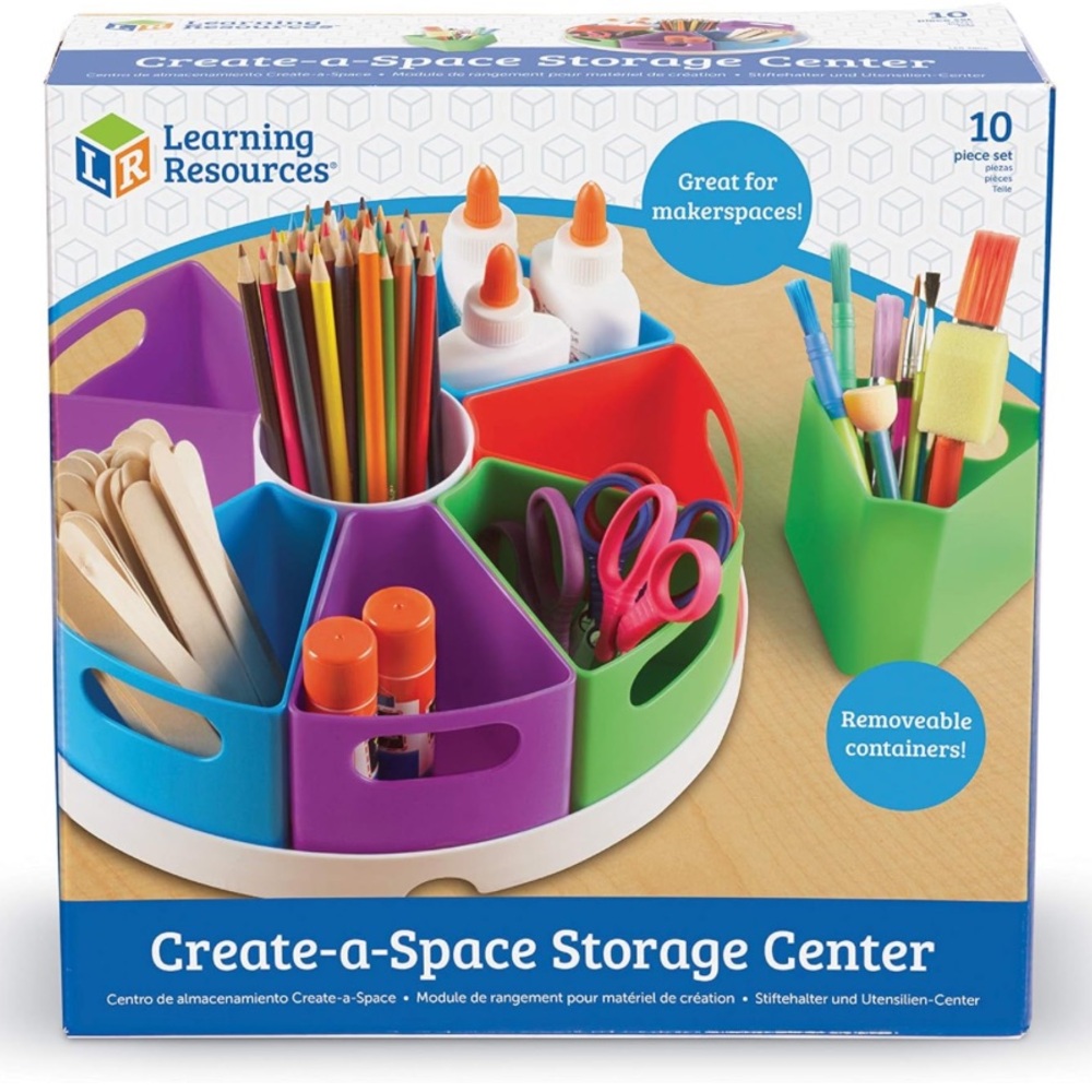 Learning Resources Desk Organizer, Arts & Crafts, Caddy, Office/Teacher Supplies